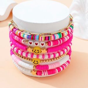 Beaded bracelet set 8 pieces/ fashion bracelet set